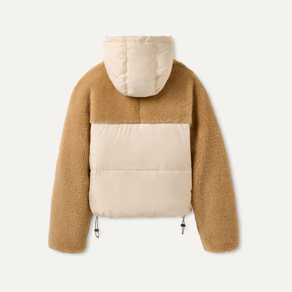 Ugg Mykah Uggbraid Puffer Jacket Cream / Sand