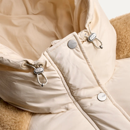 Ugg Mykah Uggbraid Puffer Jacket Cream / Sand