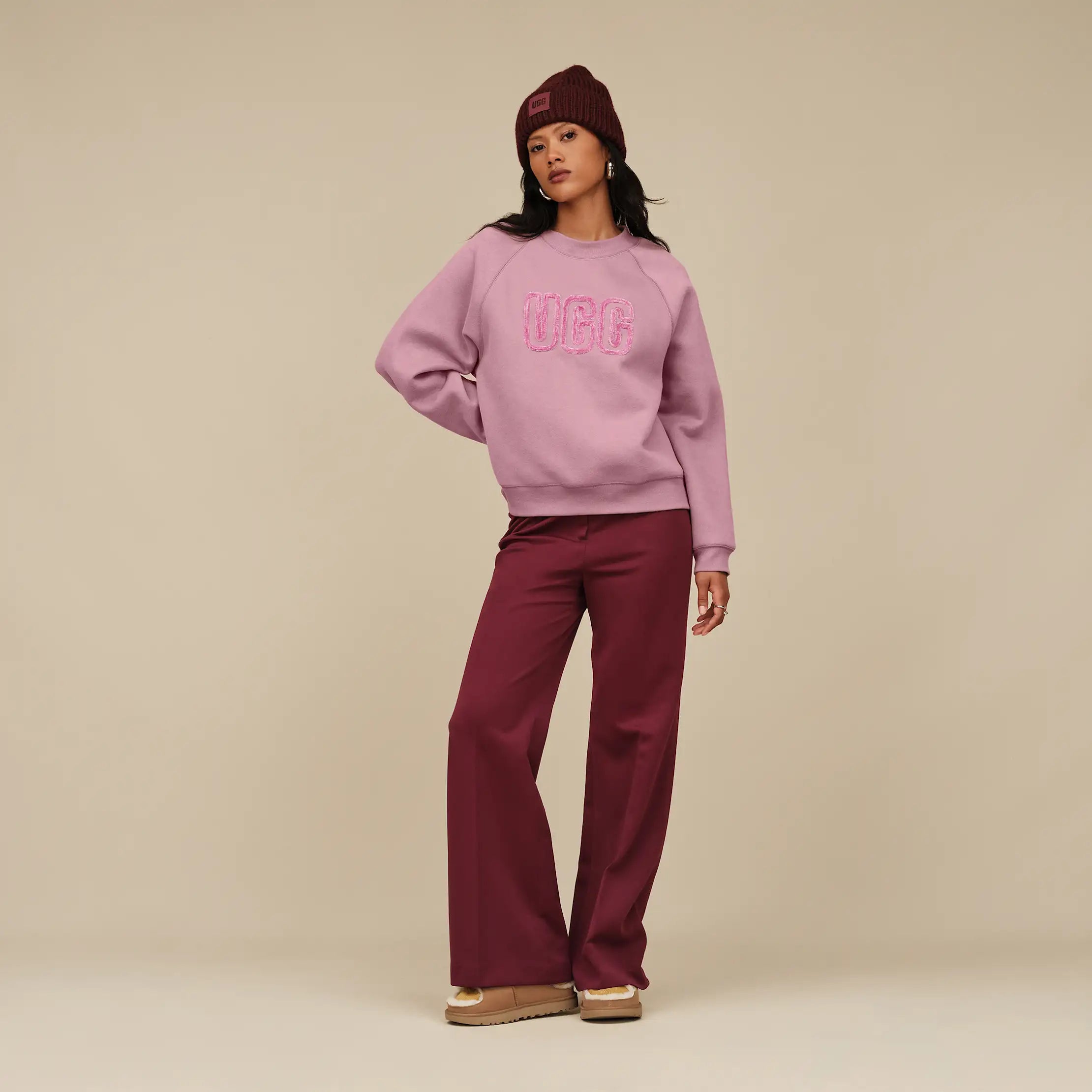 Ugg Ugg Logo Crewneck Shadow