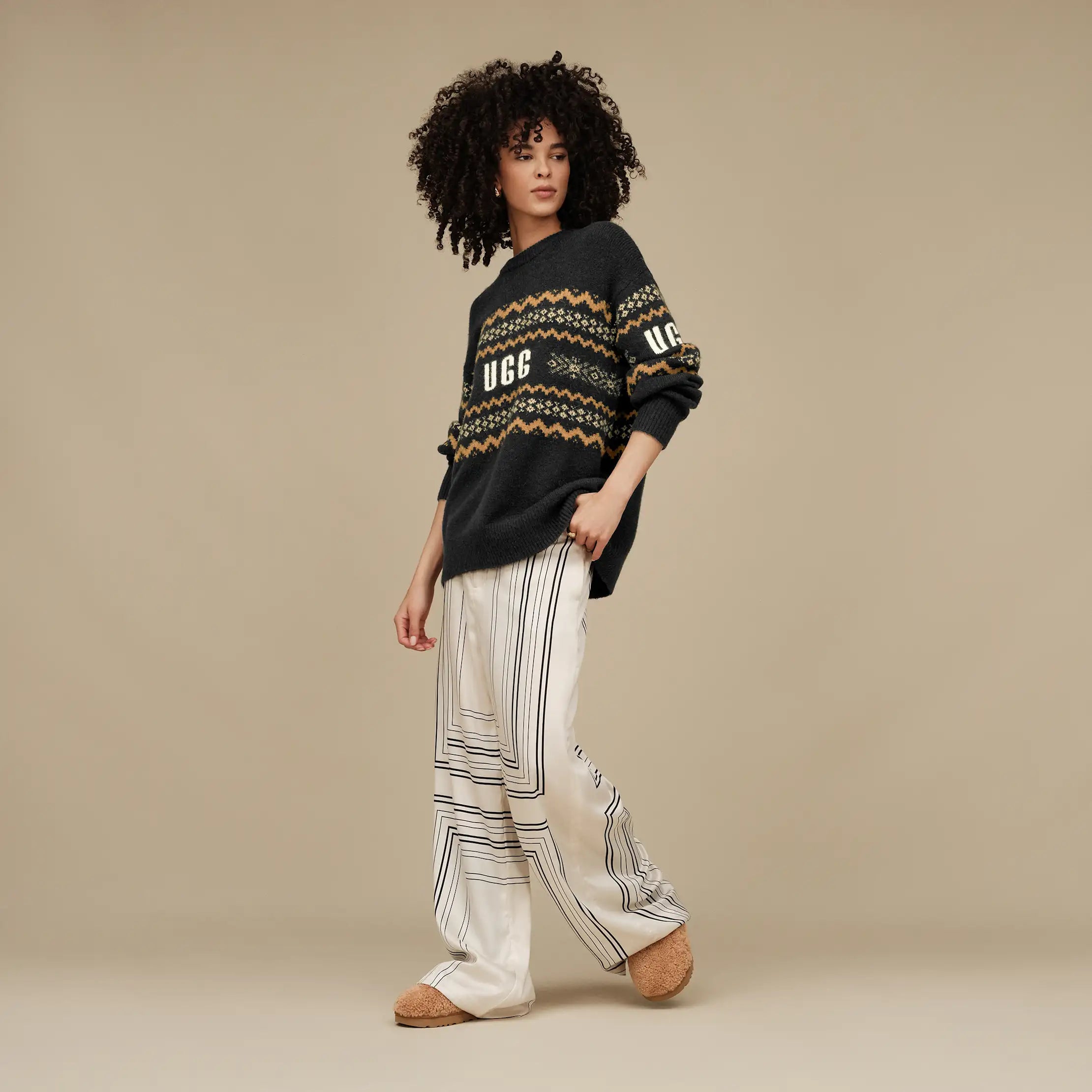 Ugg Kaelan Uggisle Sweater Black Multi