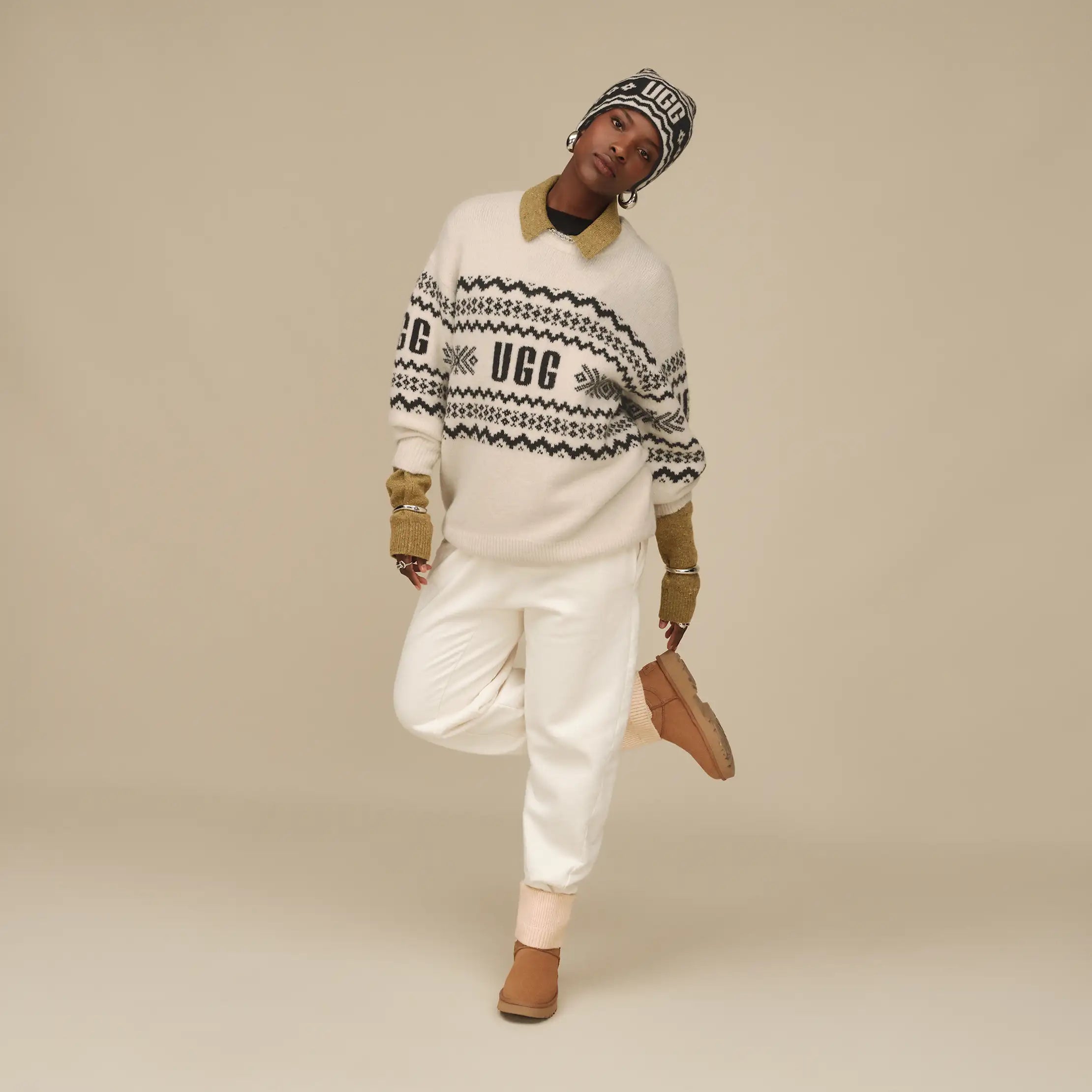 Ugg Kaelan Uggisle Sweater Cream Multi