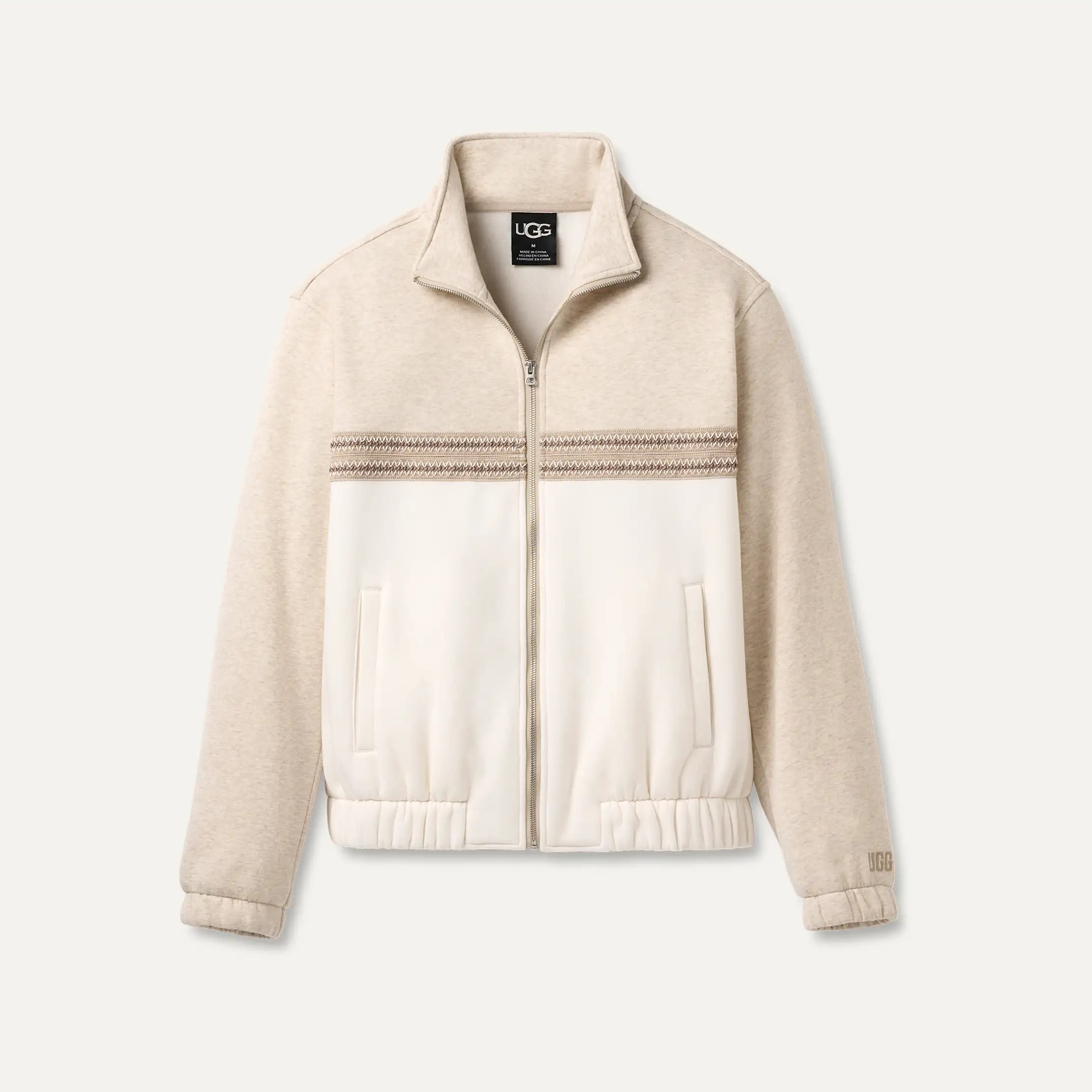 Ugg Tasman Track Jacket Caribou Heather