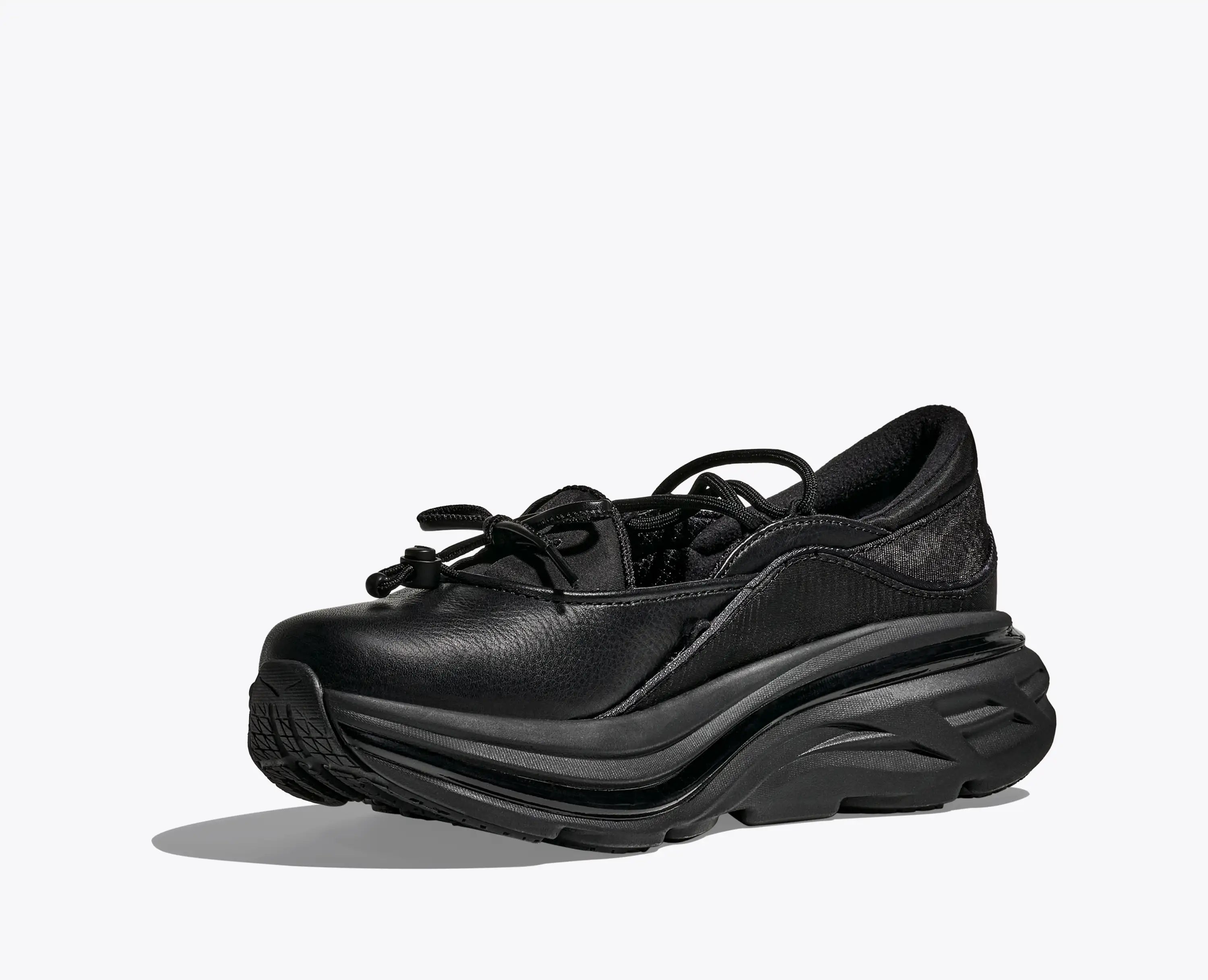 Hoka Bondi Mary Jane Black Black