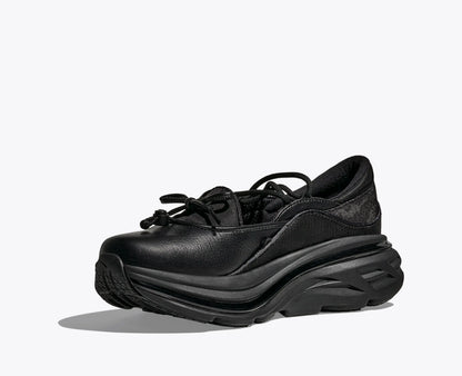Hoka Bondi Mary Jane Black Black