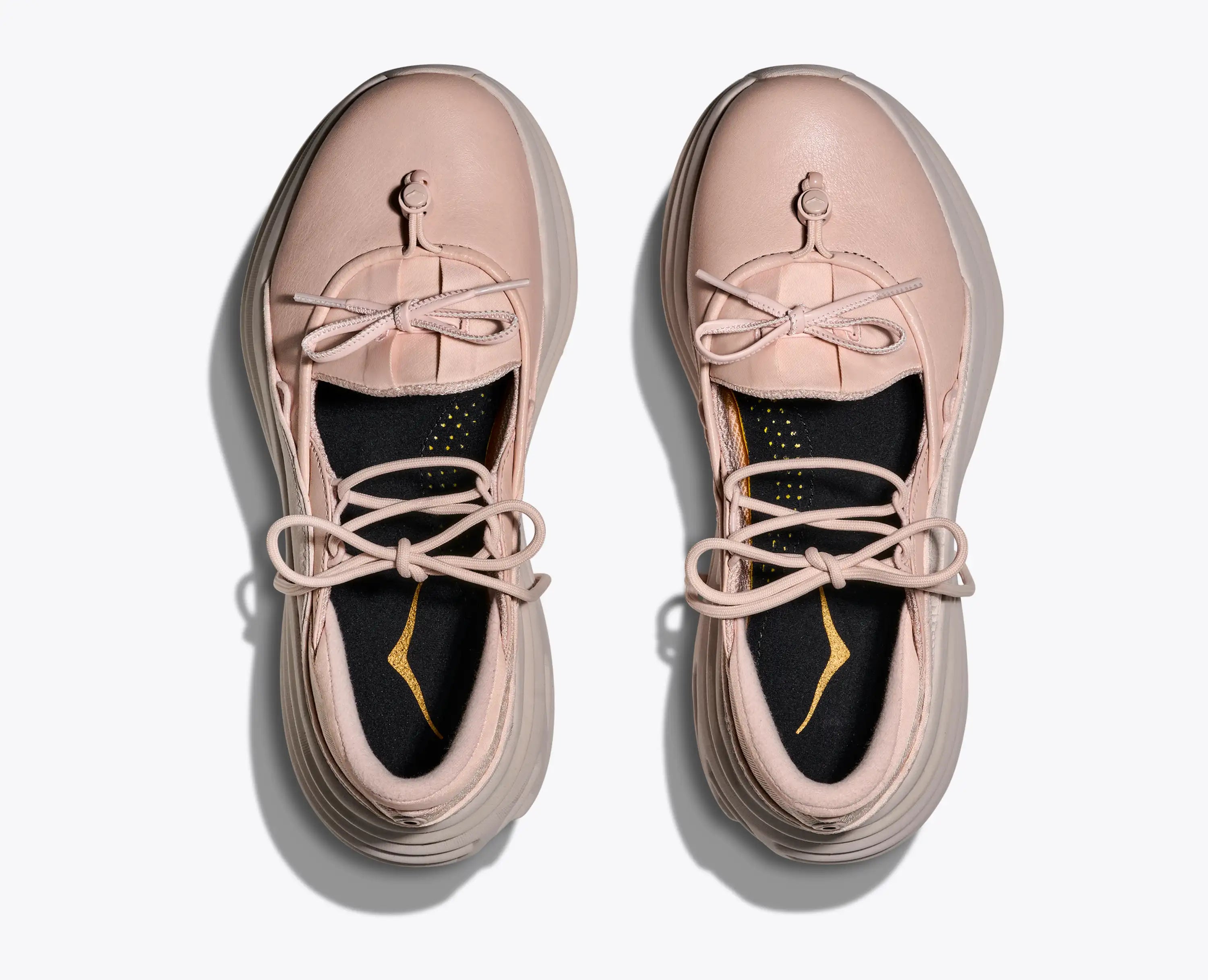 Hoka Bondi Mary Jane Beech Wood Stucco
