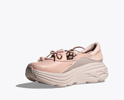 Hoka Bondi Mary Jane Beech Wood Stucco