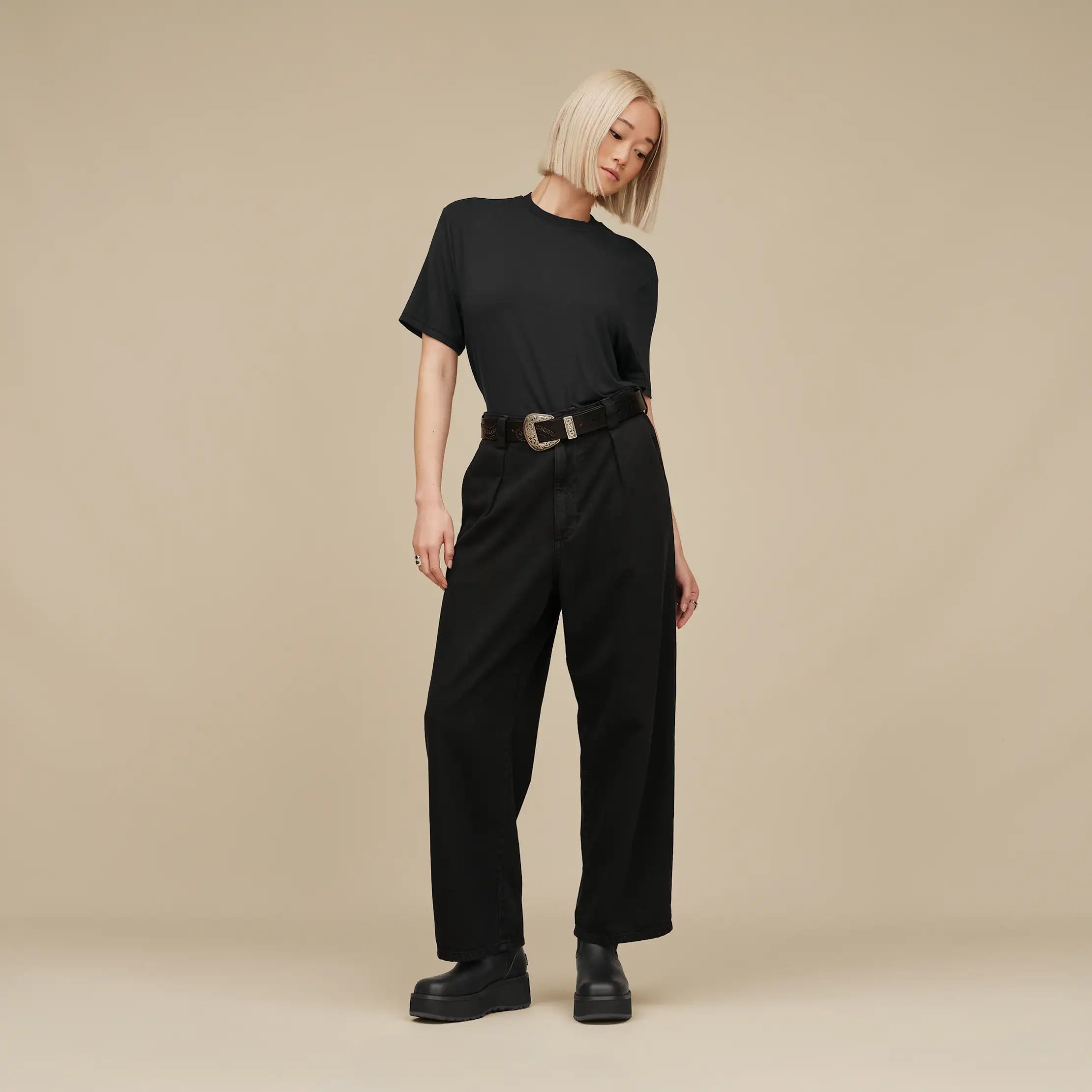 Ugg Amarys Relaxed Tee Black