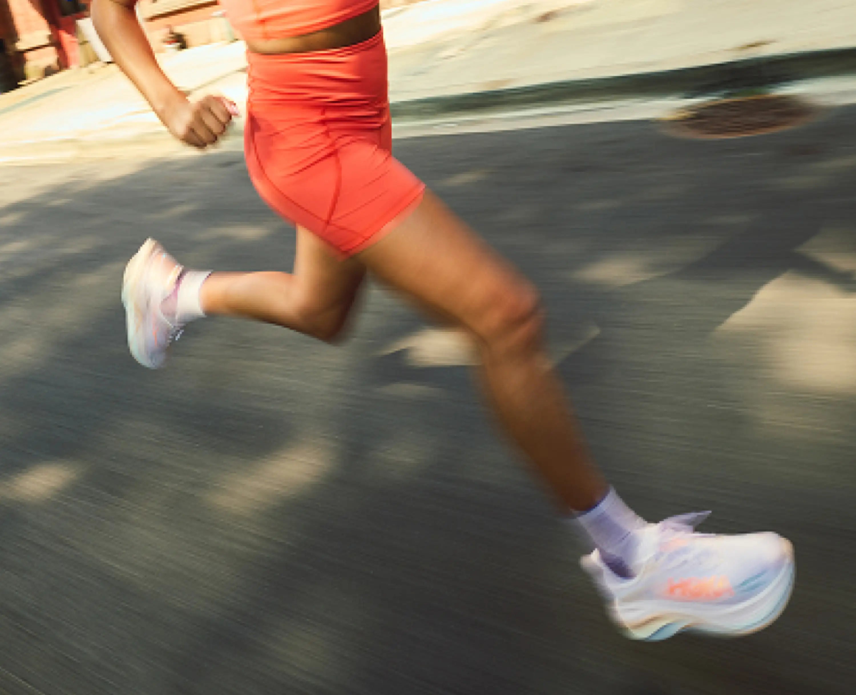 Hoka Women'S Skyward X 2 Lilac Cream Tangerine Glow