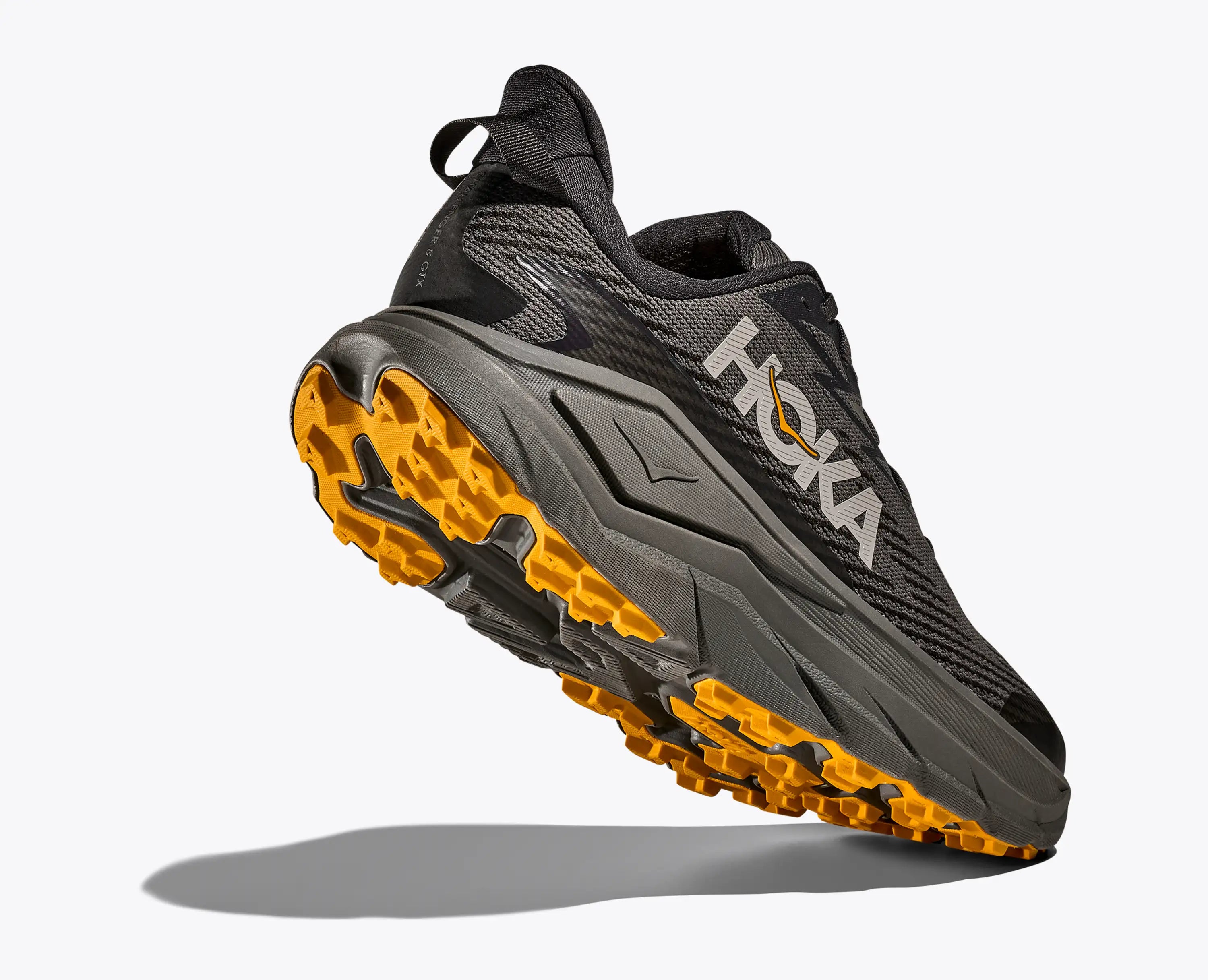 Hoka 'S Challenger 8 Gtx Asphalt Grey Varsity Yellow
