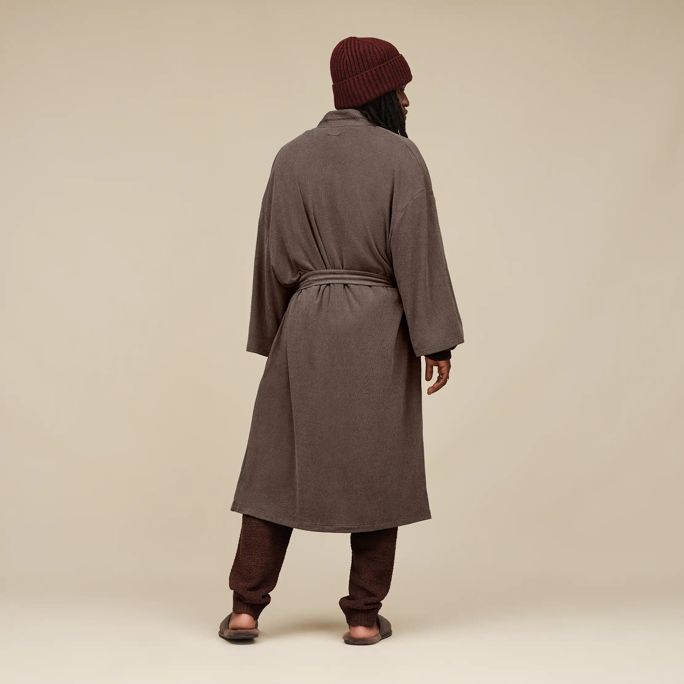 Ugg Theron Robe Oyster Brown