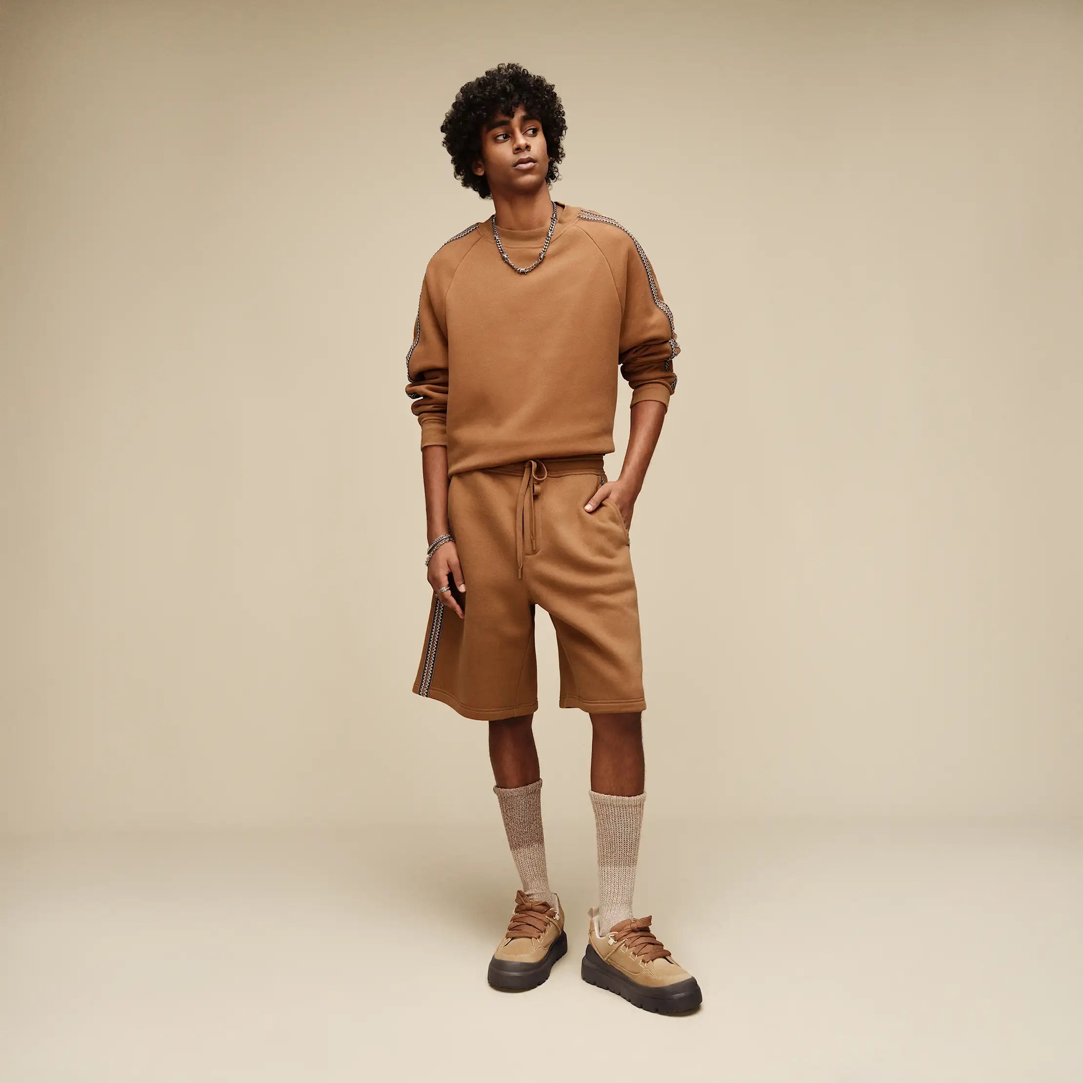 Ugg Jakoby Slouchy Sock Chestnut Multi