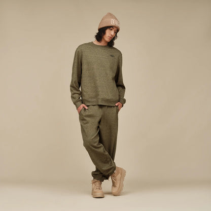 Ugg Nyles Crewneck Burnt Olive Heather