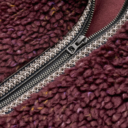 Ugg Uggbraid Confetti Half Zip Wild Grape