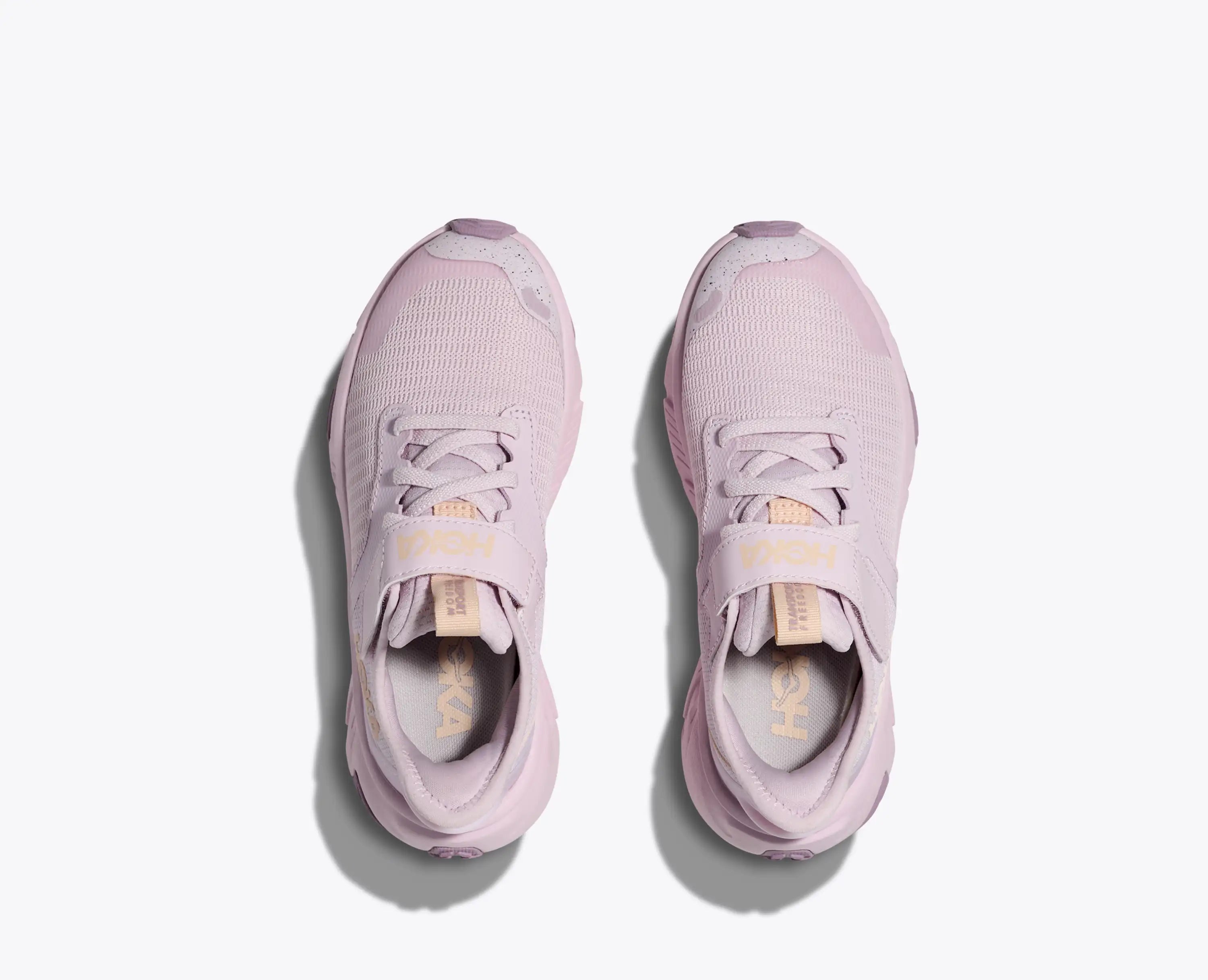 Hoka Little Kids Transport Freedom Lilac Cream Tangerine Glow