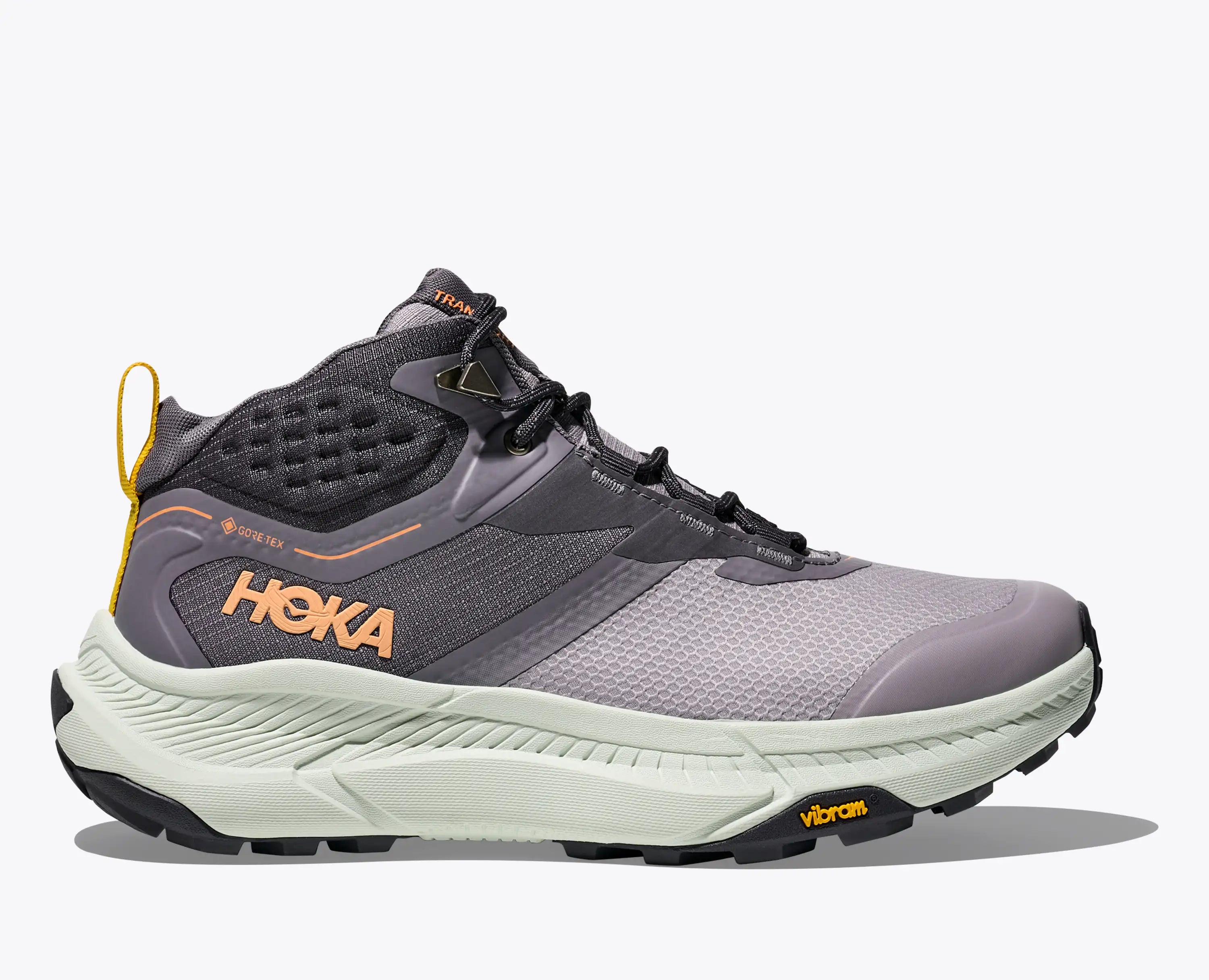 Hoka Women'S Transport Hike Gtx Grey Skies Sea Glass