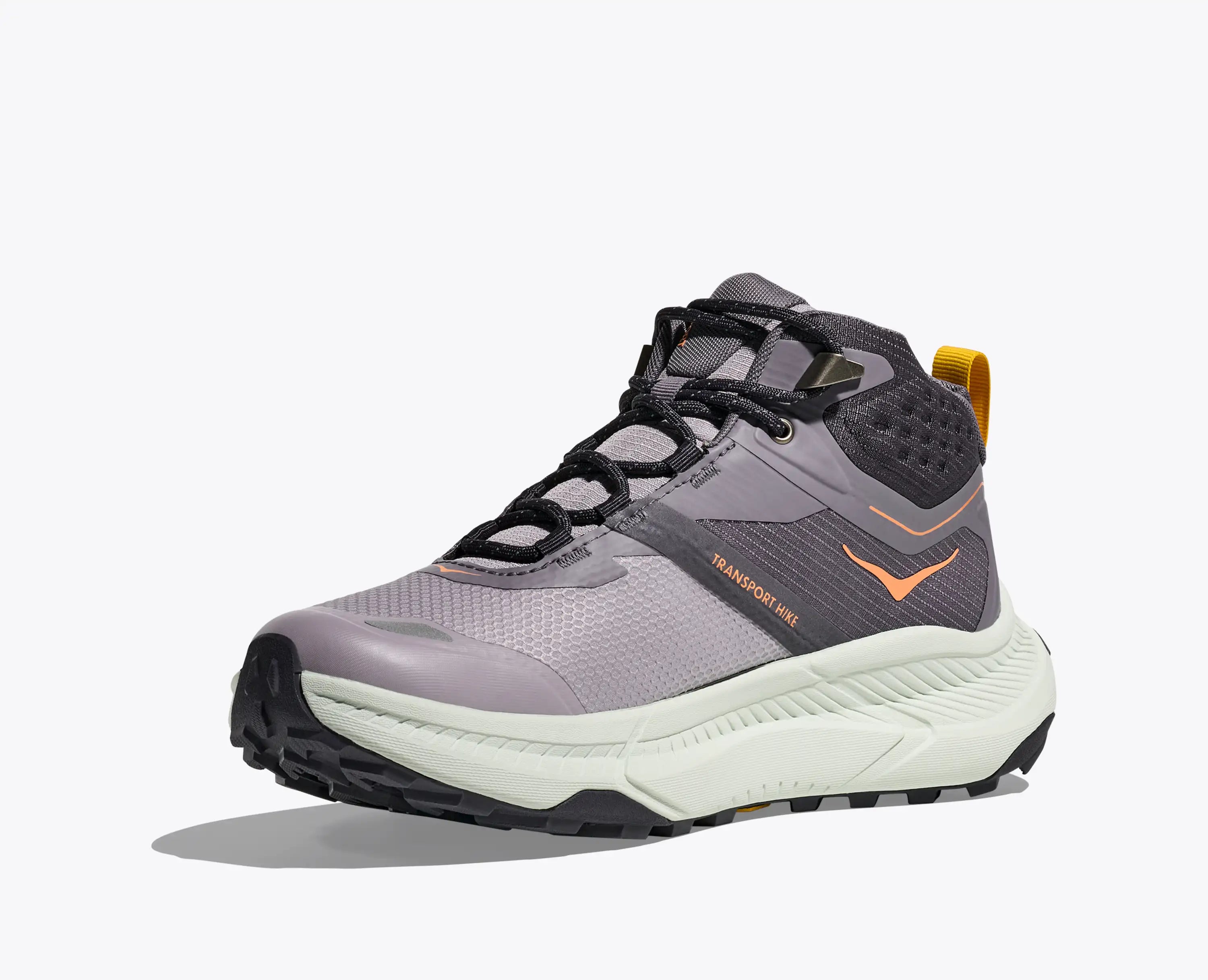 Hoka Women'S Transport Hike Gtx Grey Skies Sea Glass
