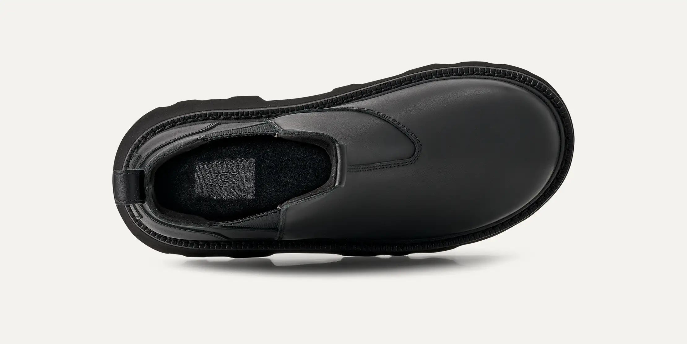 Ugg Chelsea Lug Leather Black