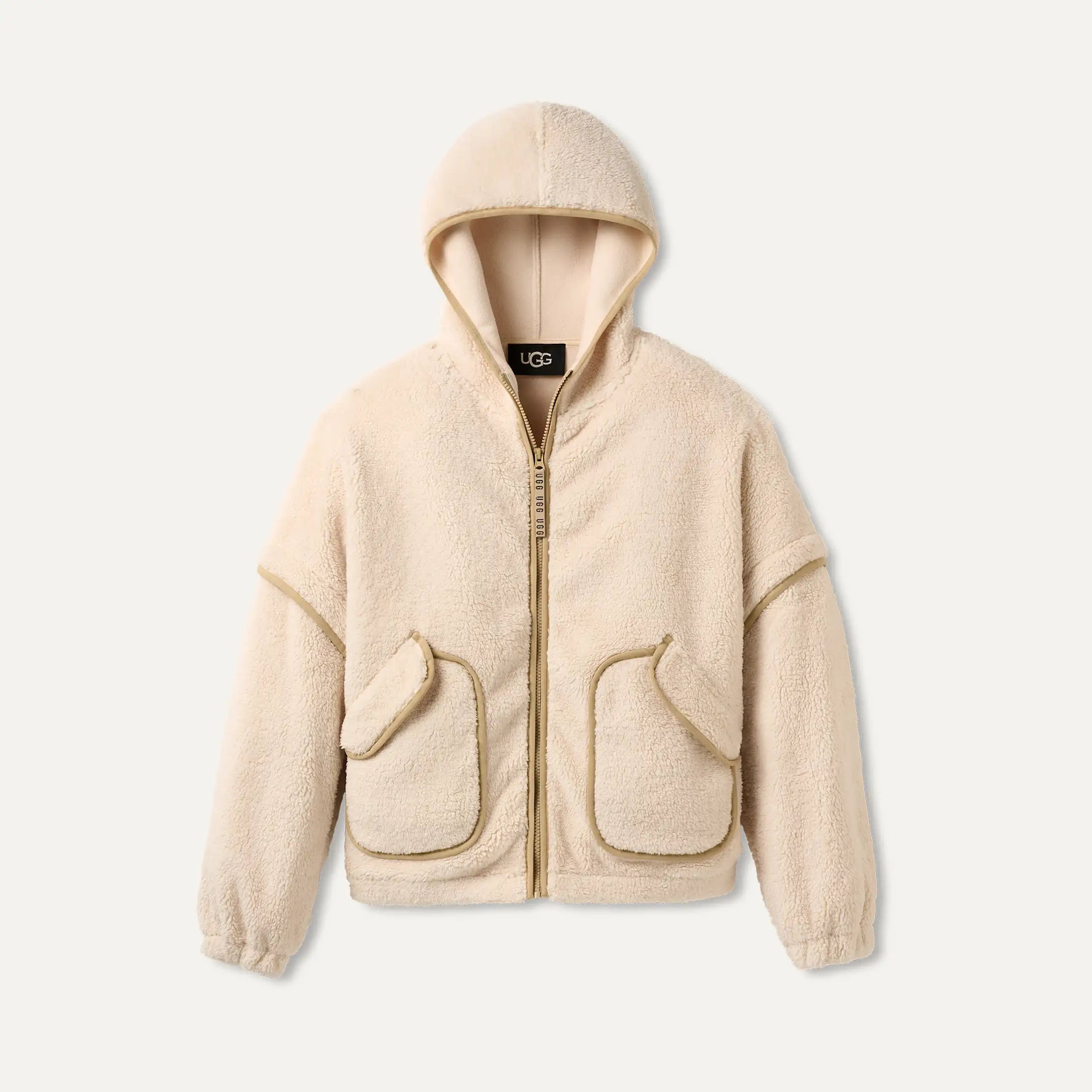 Ugg Mariella Uggfluff Zip Hoodie Cream