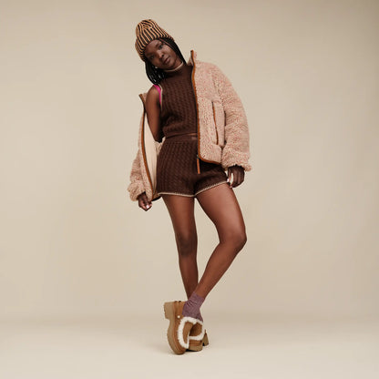 Ugg Marlene Confetti Jacket White Pepper