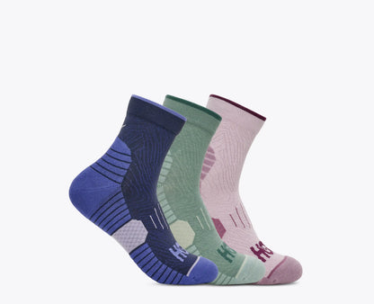 Unisex Quarter Run Sock 3-Pack