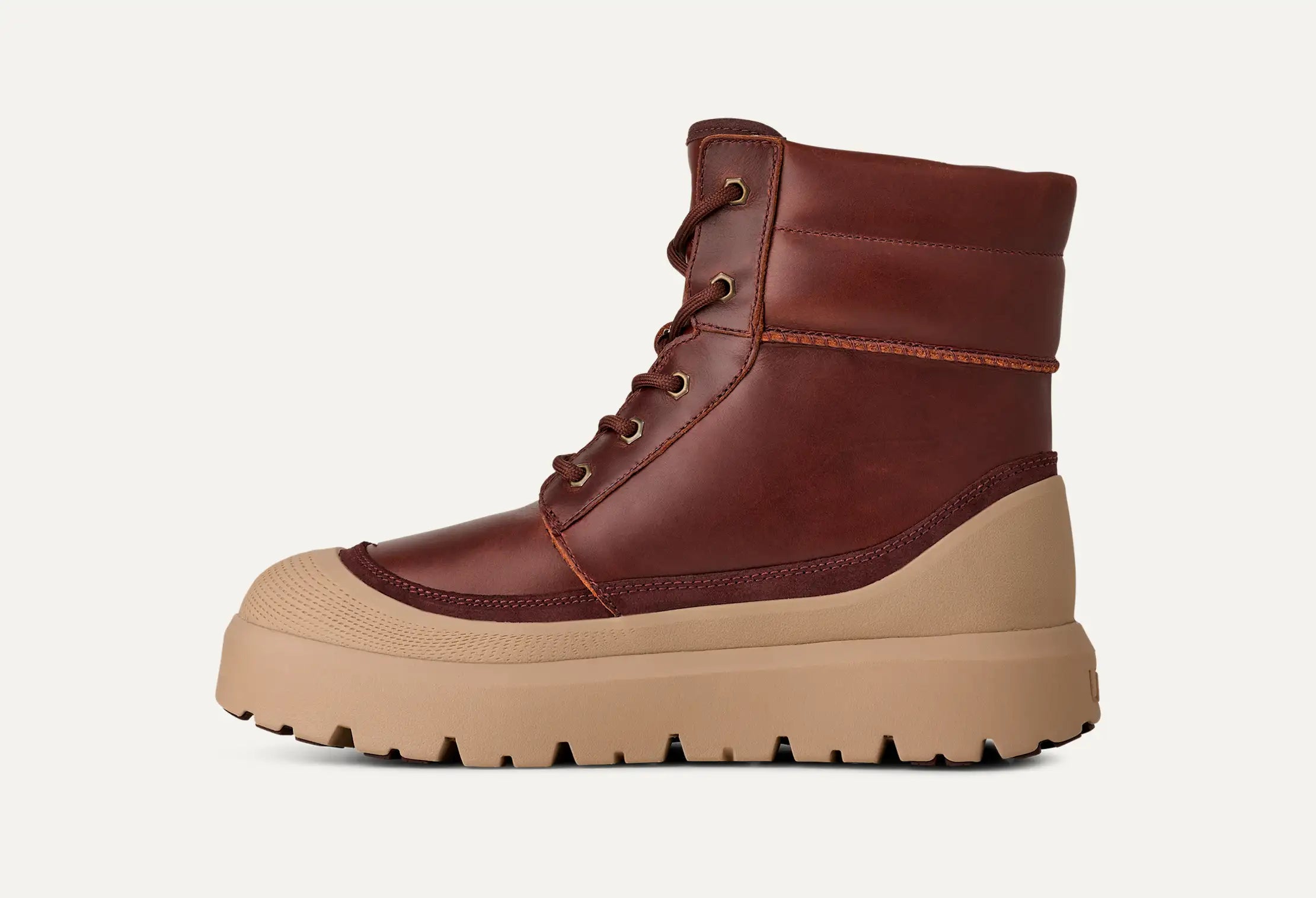 Ugg AllGender Neumel High Weather Hybrid Cordovan / White Pepper