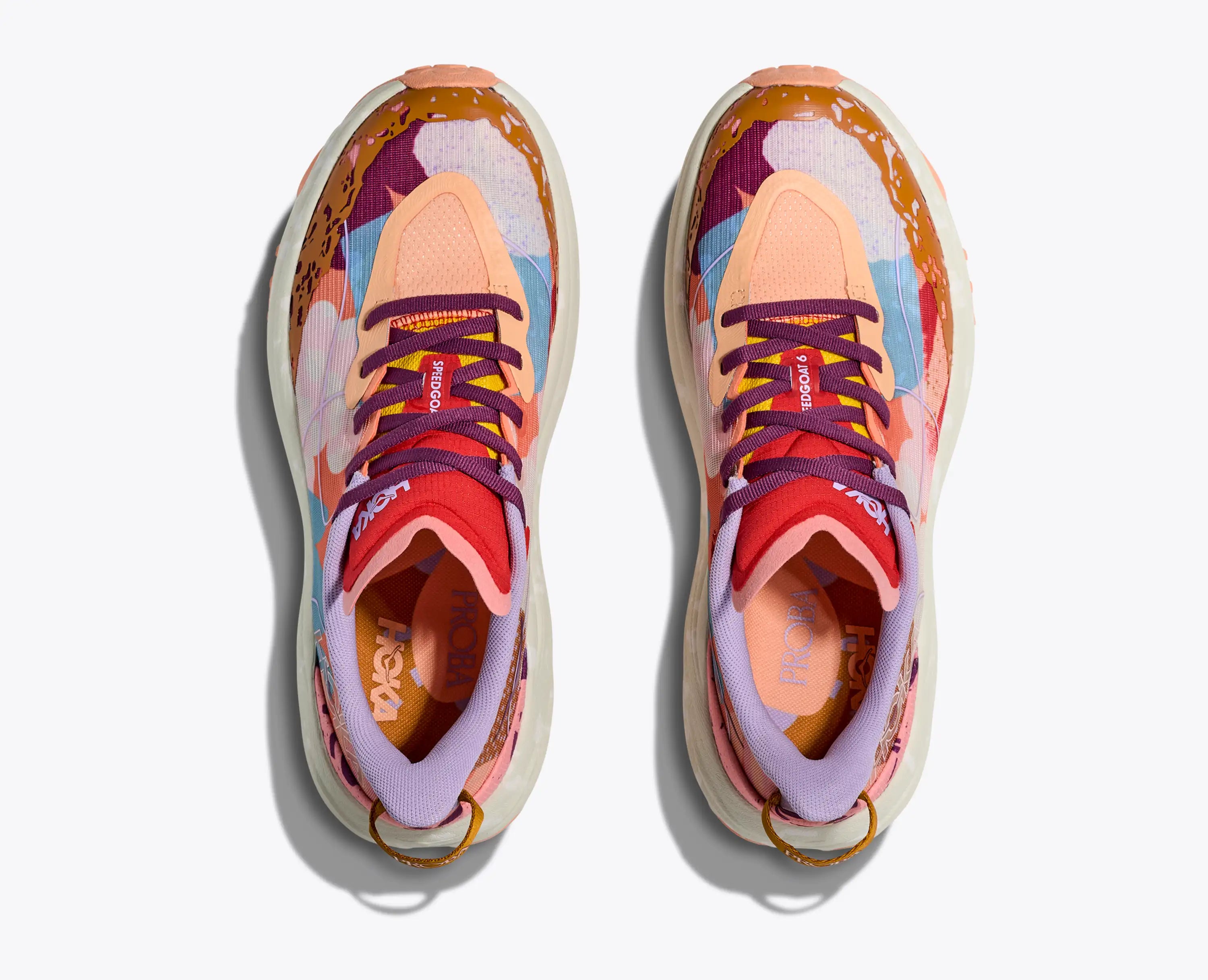 Hoka Speedgoat 6 Studio Proba Cadmium Orange Whisper Green