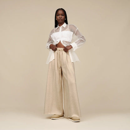 Ugg Classic Wide Leg Pant Sand Heather