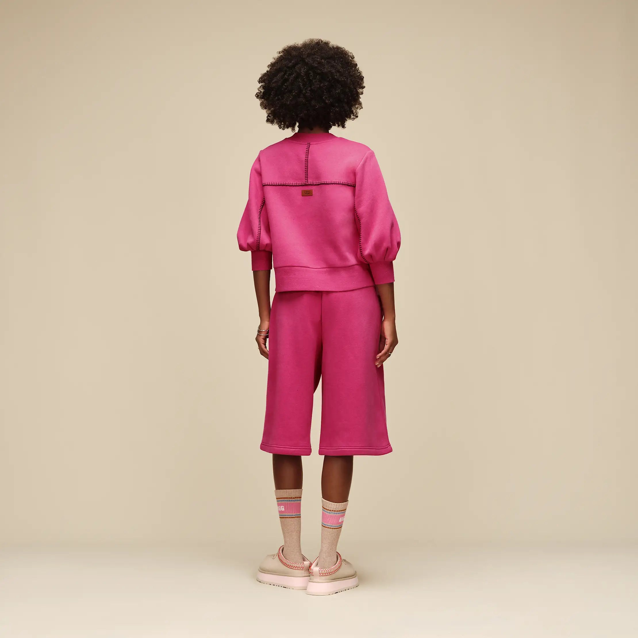 Ugg Classic Puff Sleeve Top Vavoom Heather