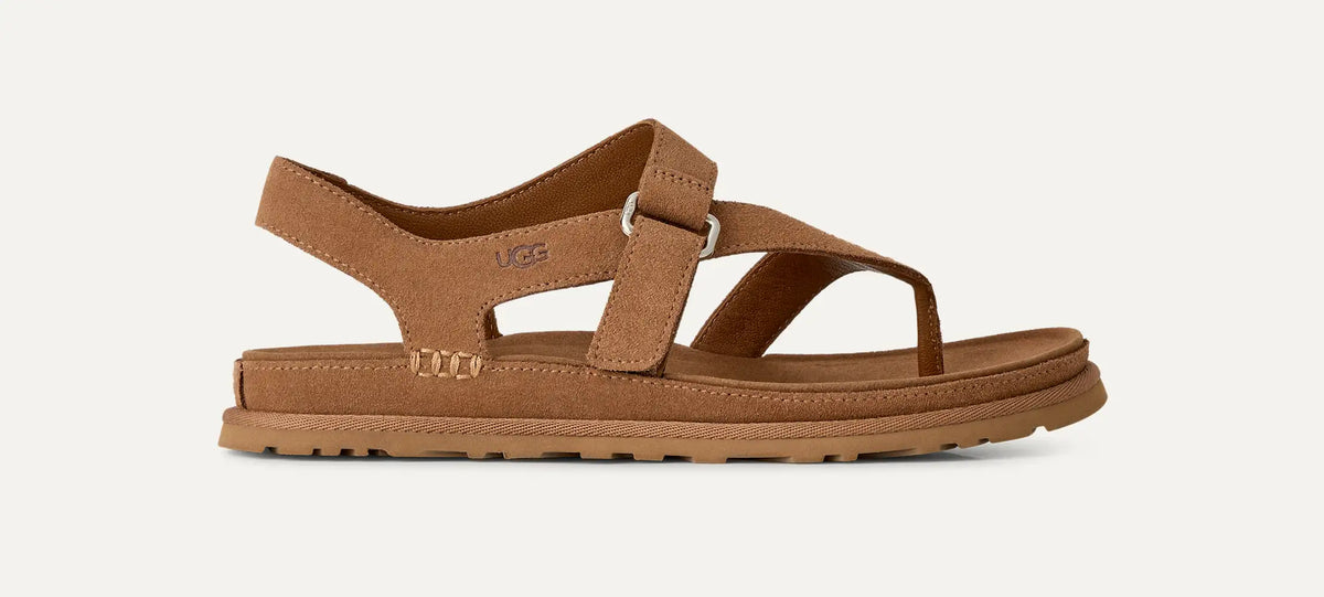 Ugg Goldengaze Toe Post Chestnut