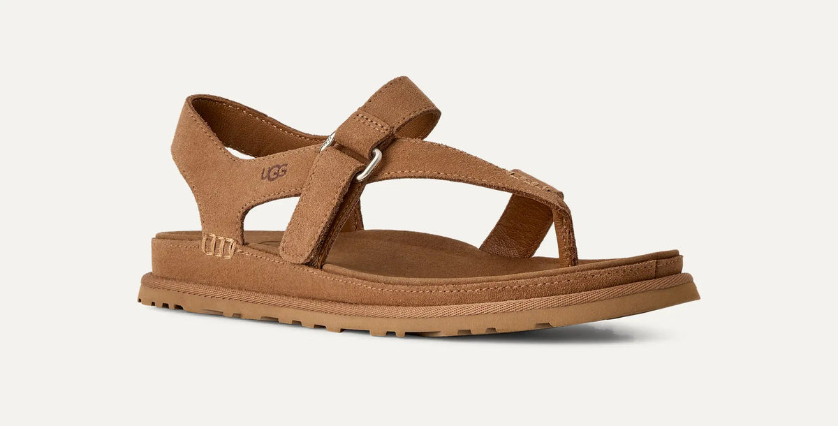 Ugg Goldengaze Toe Post Chestnut