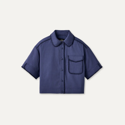 Ugg Nathalia Ss Button Up Top Amalfi