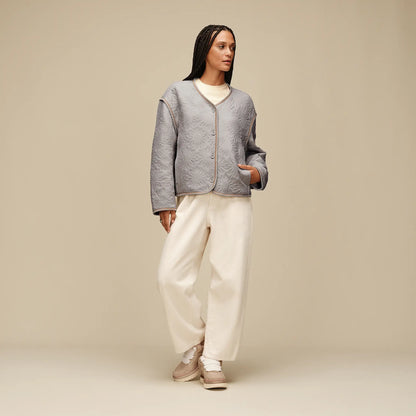 Ugg Sun Quilted Jacket Light Grey