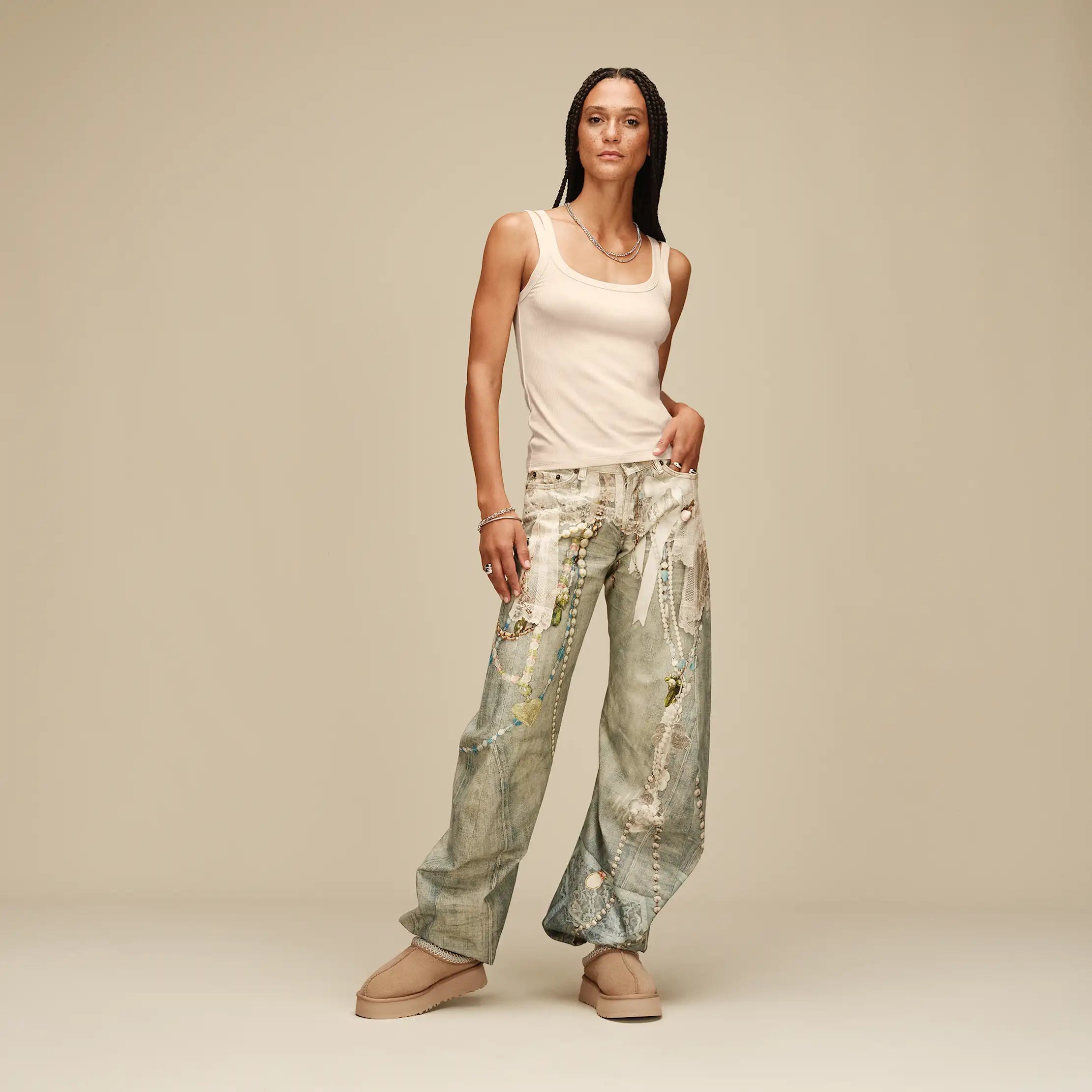 Ugg Nael Tank Rib Nimbus