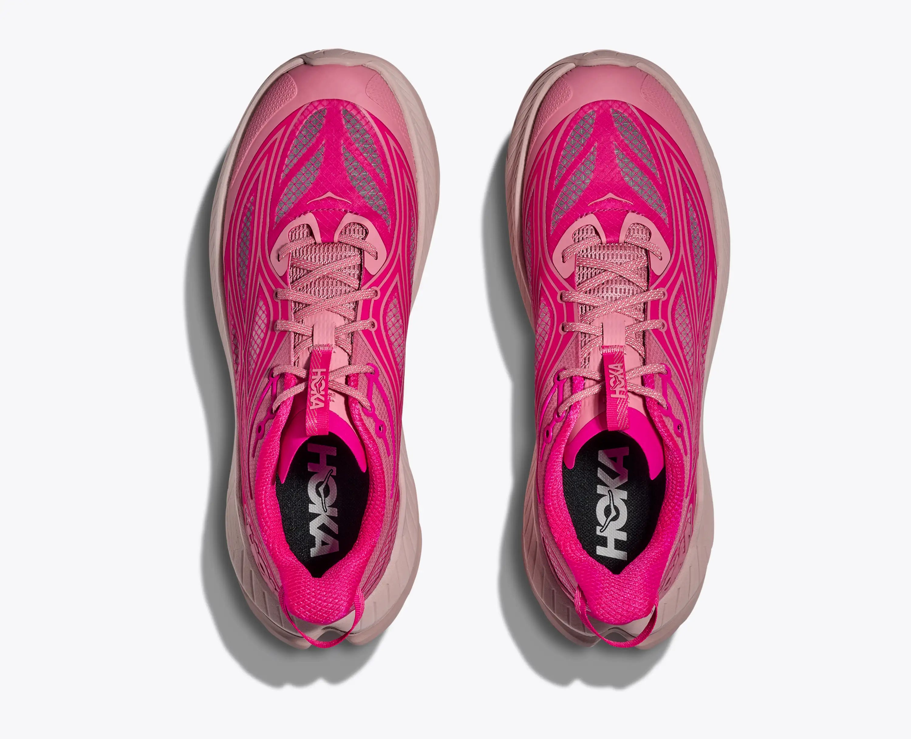 Hoka Women'S Mach Remastered Rose Garden Neon Dragonfruit