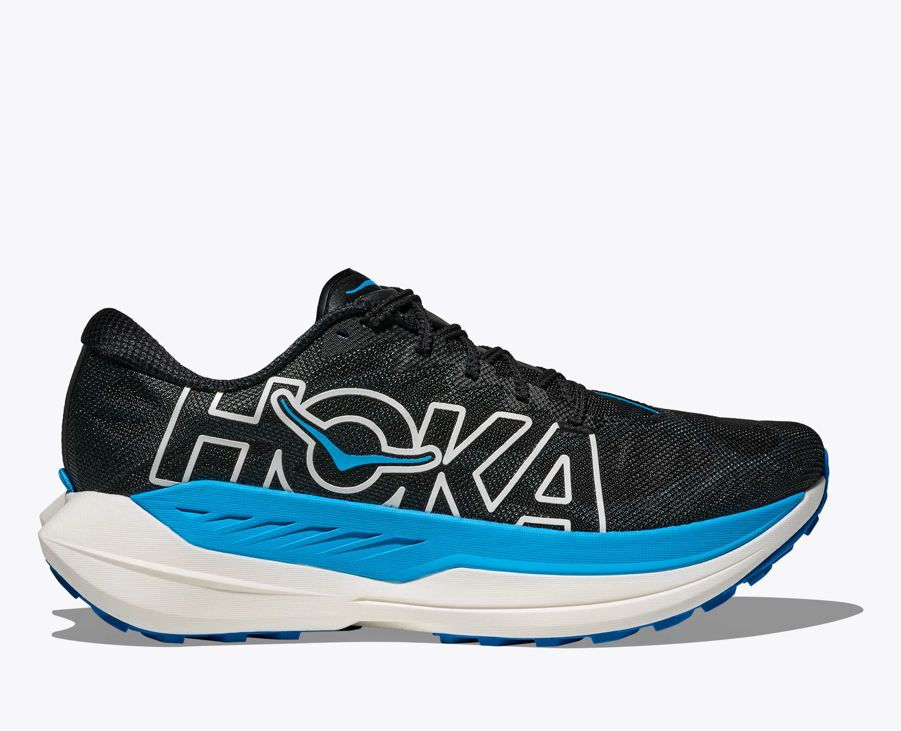Hoka 'S Rocket X Trail Black Skyward Blue
