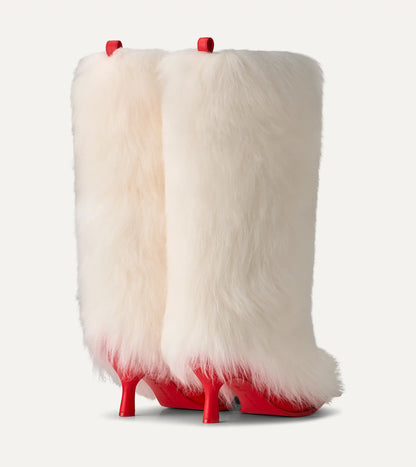 Ugg Ugg Ambush Heel White/Red