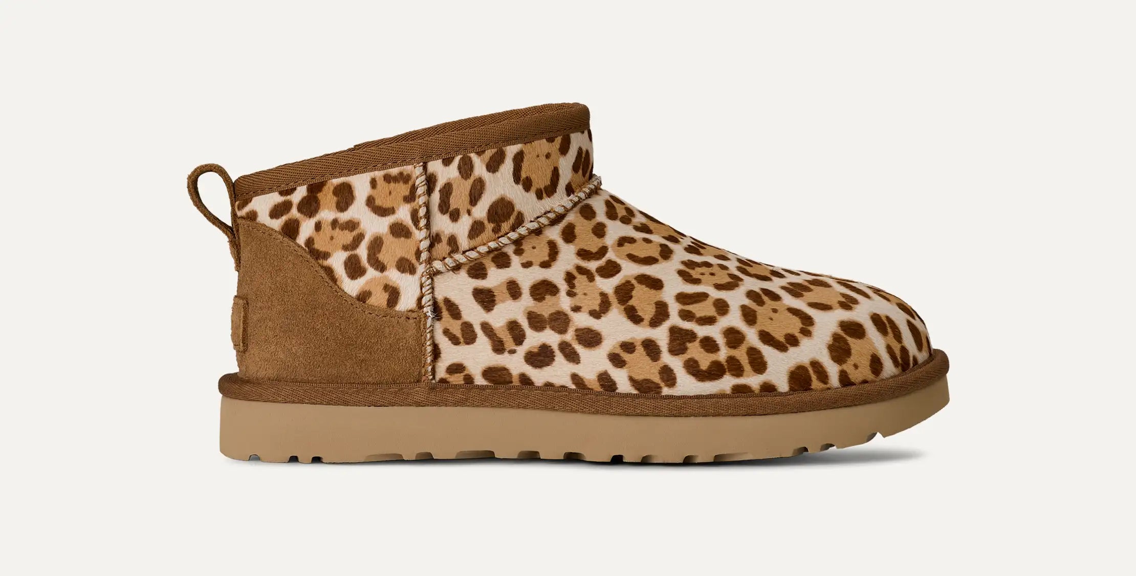 Ugg Classic Ultra Mini Plains Felicity Leopard Jasmine
