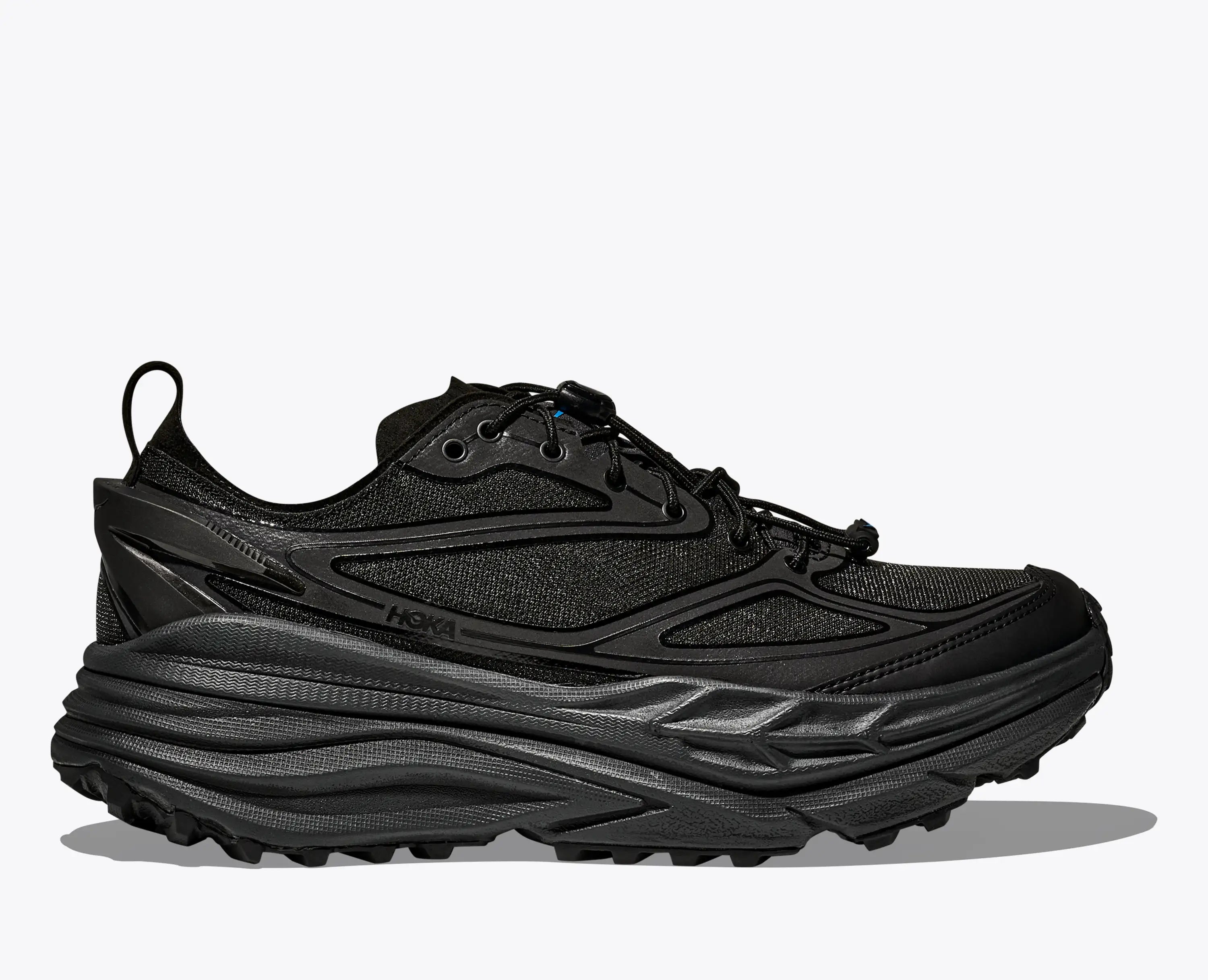 Hoka Stinson One7 + Dover Street Market Black Carbon Black
