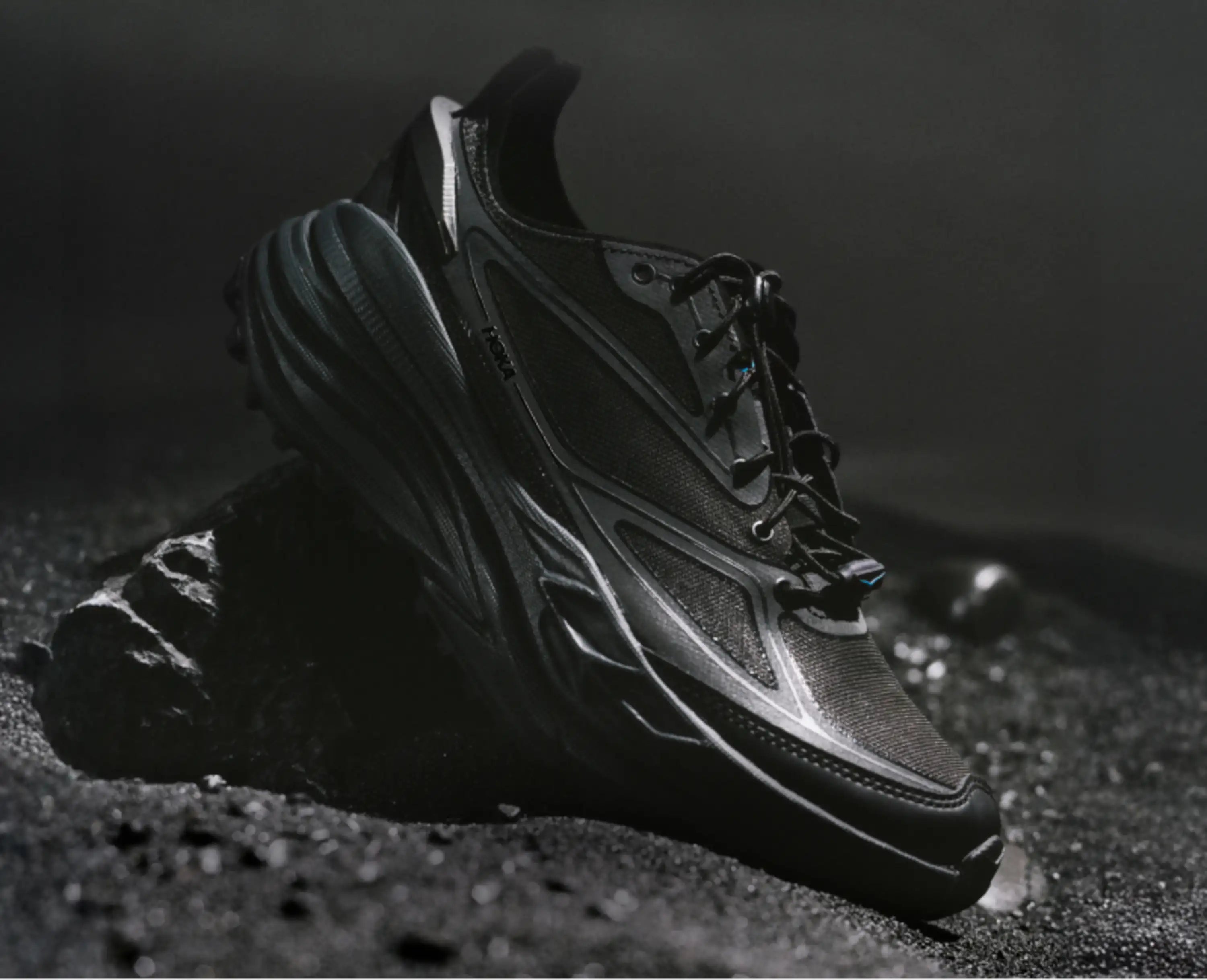 Hoka Stinson One7 + Dover Street Market Black Carbon Black