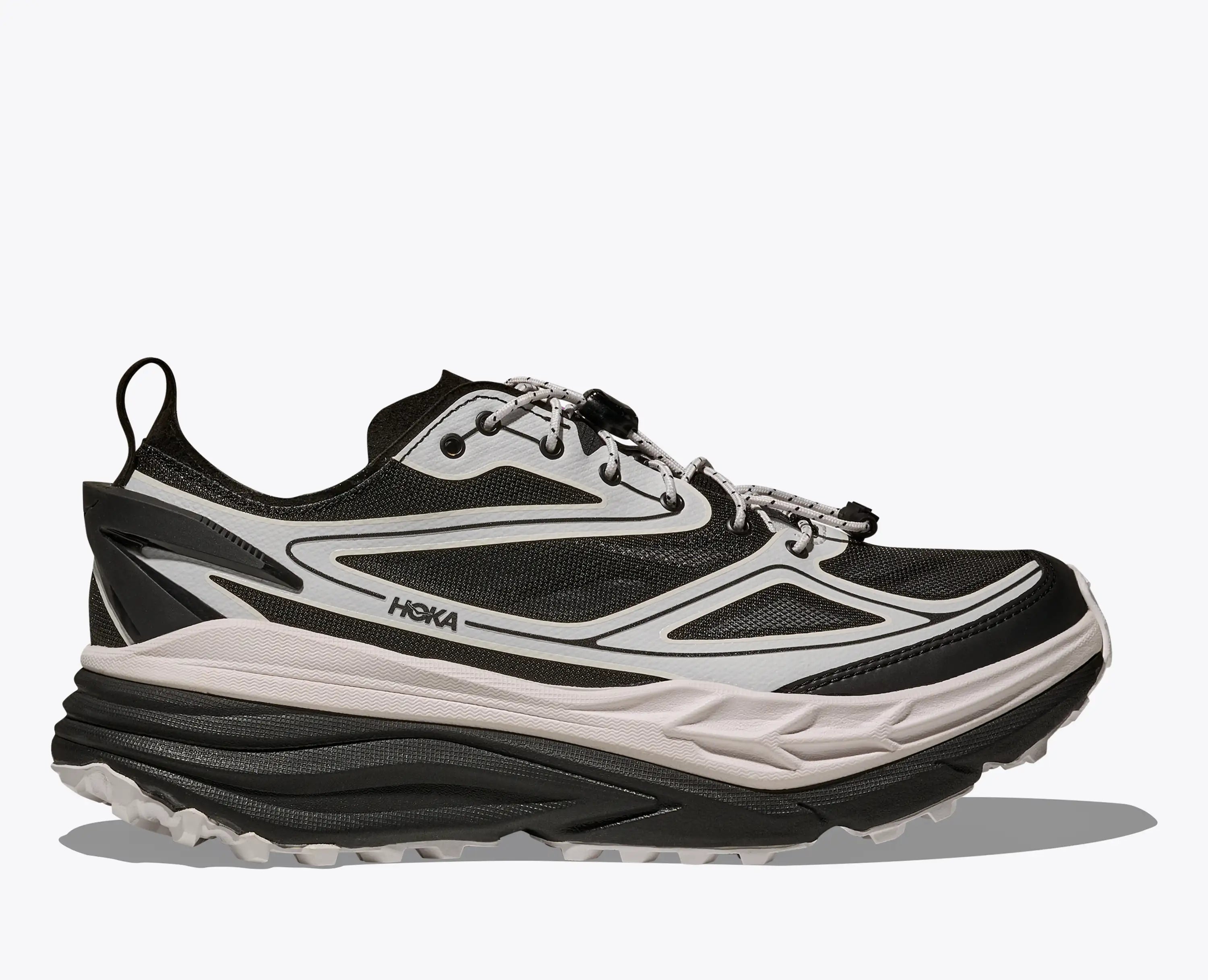 Hoka Stinson One7 + Dover Street Market Black White