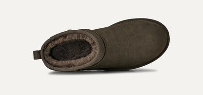 Ugg Classic Ultra Mini Embossed Dense Smoke