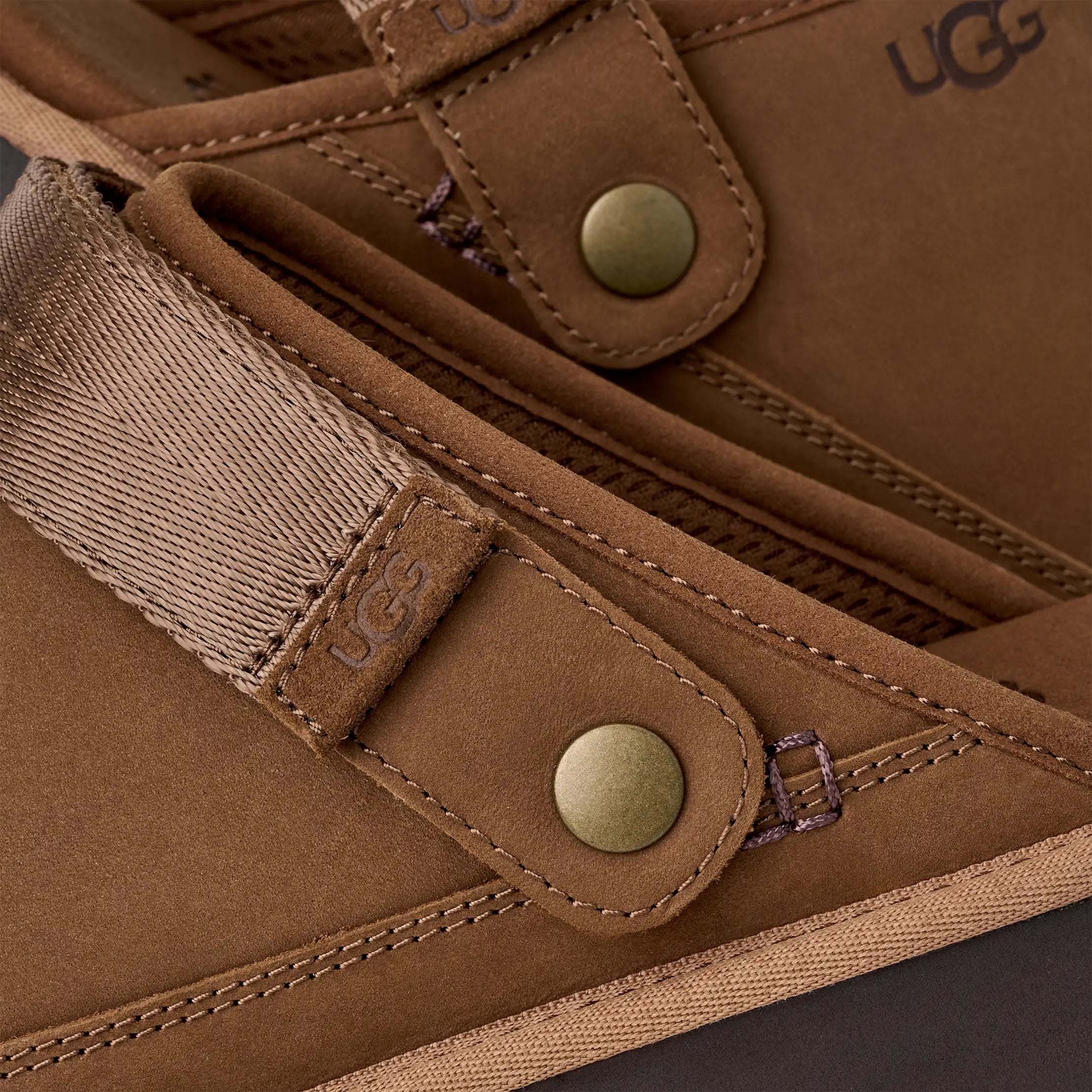 Ugg Goldencoast Clog Ii Nubuck Dark Chestnut