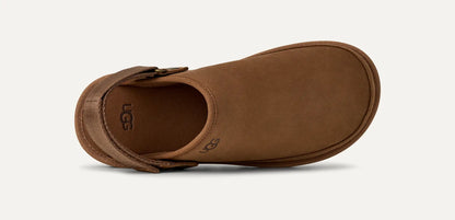 Ugg Goldencoast Clog Ii Nubuck Dark Chestnut