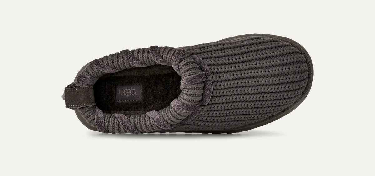 Ugg Tazz Whipstitch Knit Charcoal