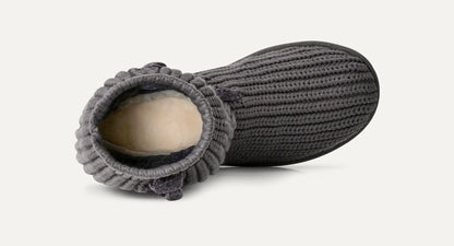 Ugg Classic Tall Whipstitch Knit Charcoal