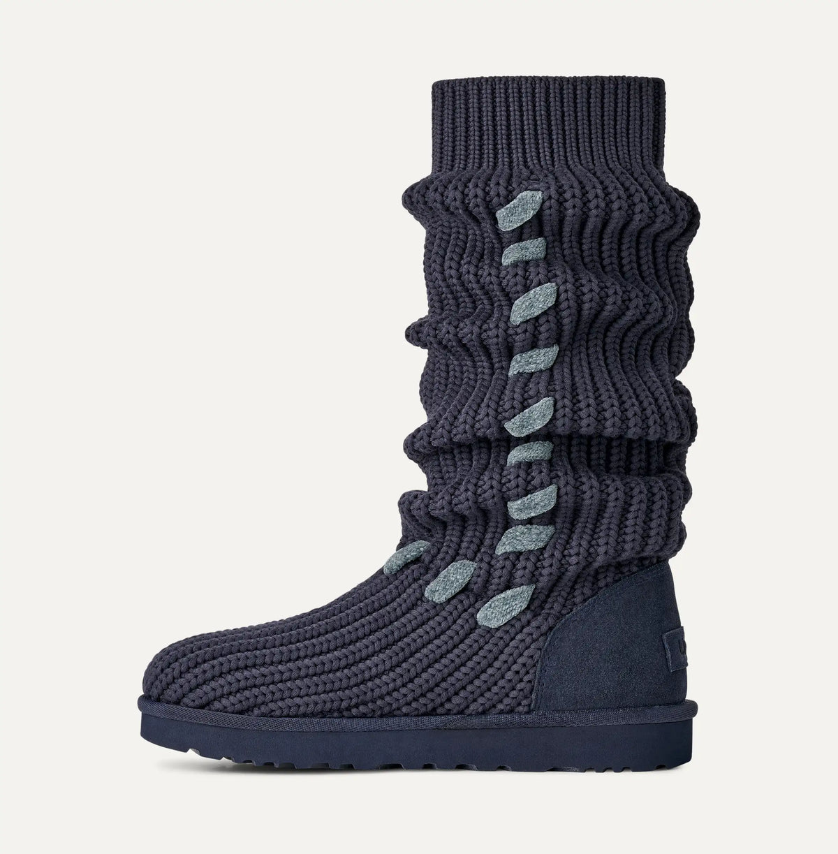 Ugg Classic Tall Whipstitch Knit Dark Indigo