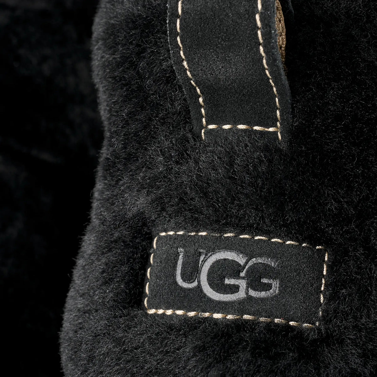 Ugg Classic Ultra Mini Fluffed Black