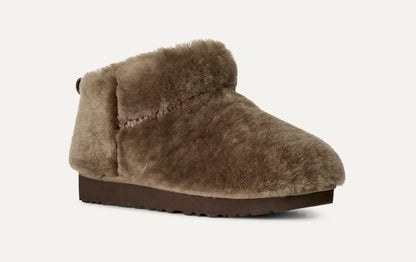 Ugg Classic Ultra Mini Fluffed Light Bronze