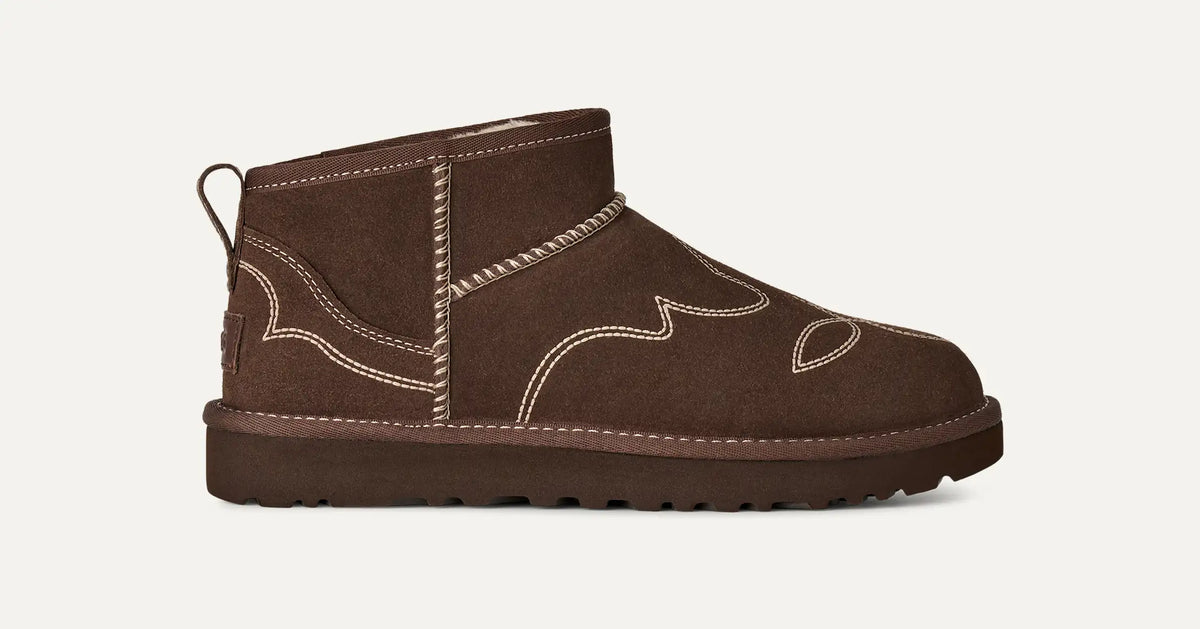 Ugg Classic Ultra Mini Western Burnt Cedar