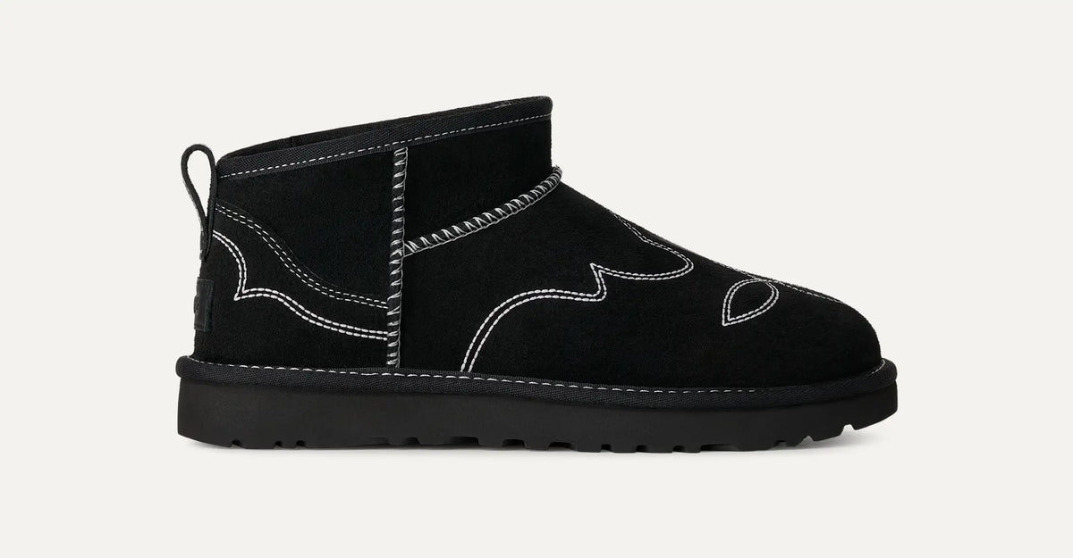 Ugg Classic Ultra Mini Western Black